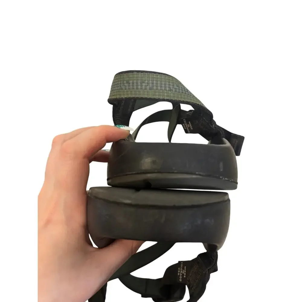 Chaco Sandals Mens 11 Olive Green Z/2 Classic Sport Toe Loop Vibram Adjustable